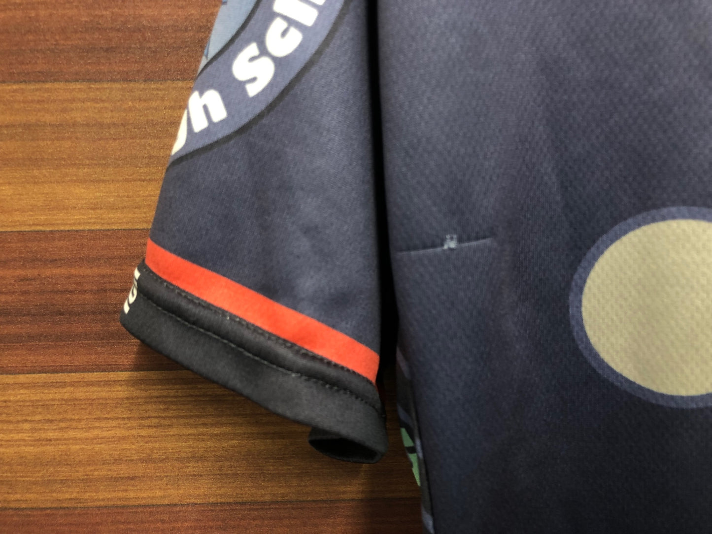 IS987 アミスポーツ amisports 半袖 サイクルジャージ 白 グレー L ガールズ＆パンツァー あんこうチーム 痛ジャージ