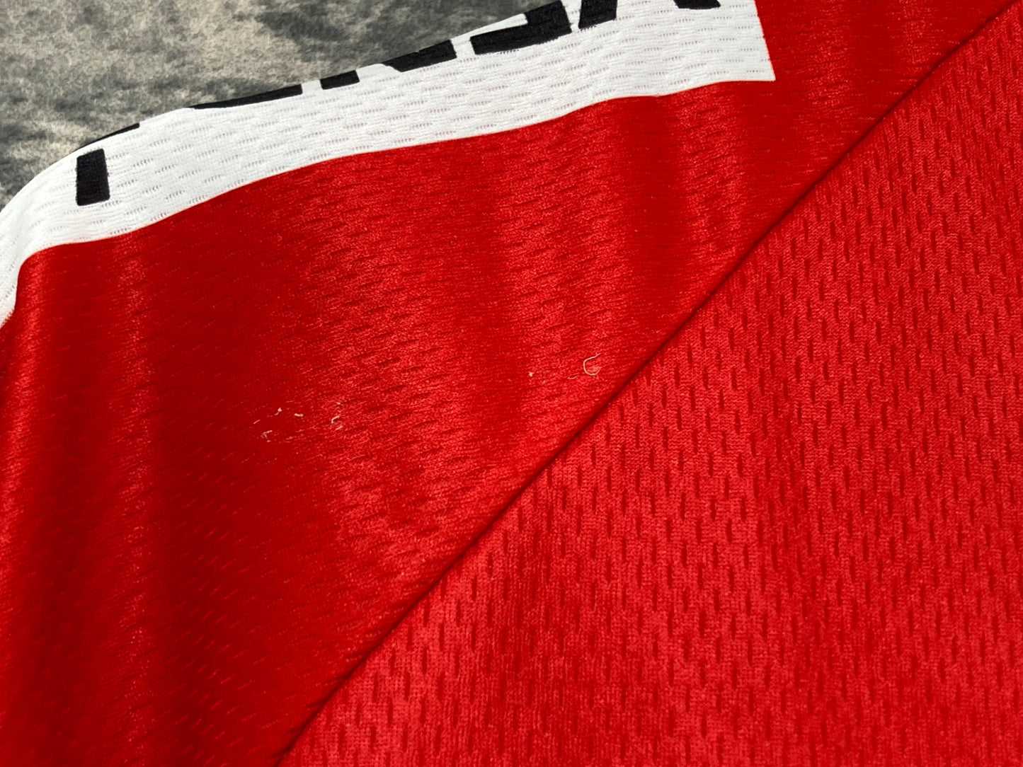 IW719 サンティーニ Santini 半袖 ハーフジップ サイクルジャージ ビブショーツ 上下セット 赤 L Vendée U