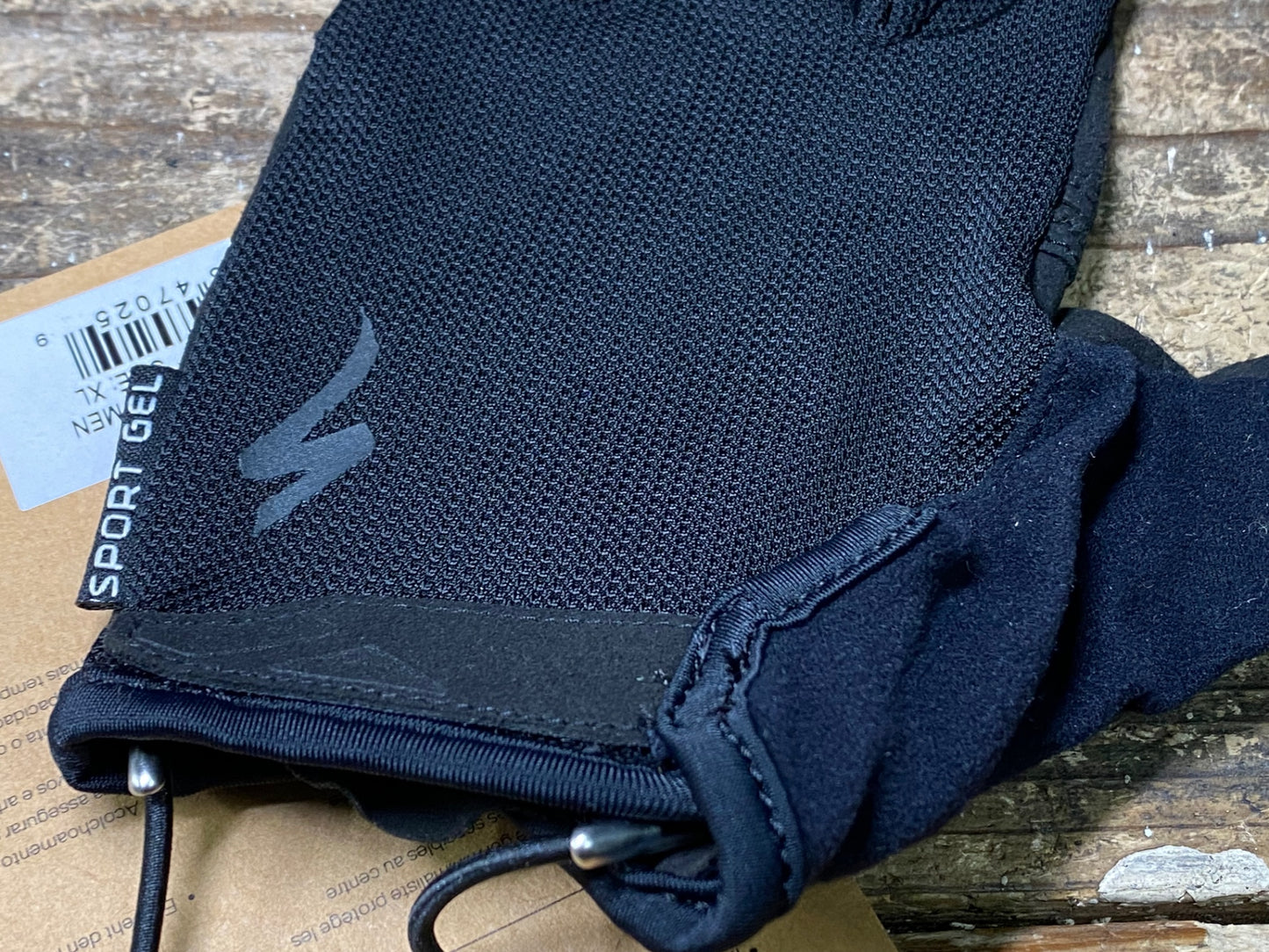 HI265 スペシャライズド SPECIALIZED BG SPORT GEL 長指 サイクル グローブ 黒 XL