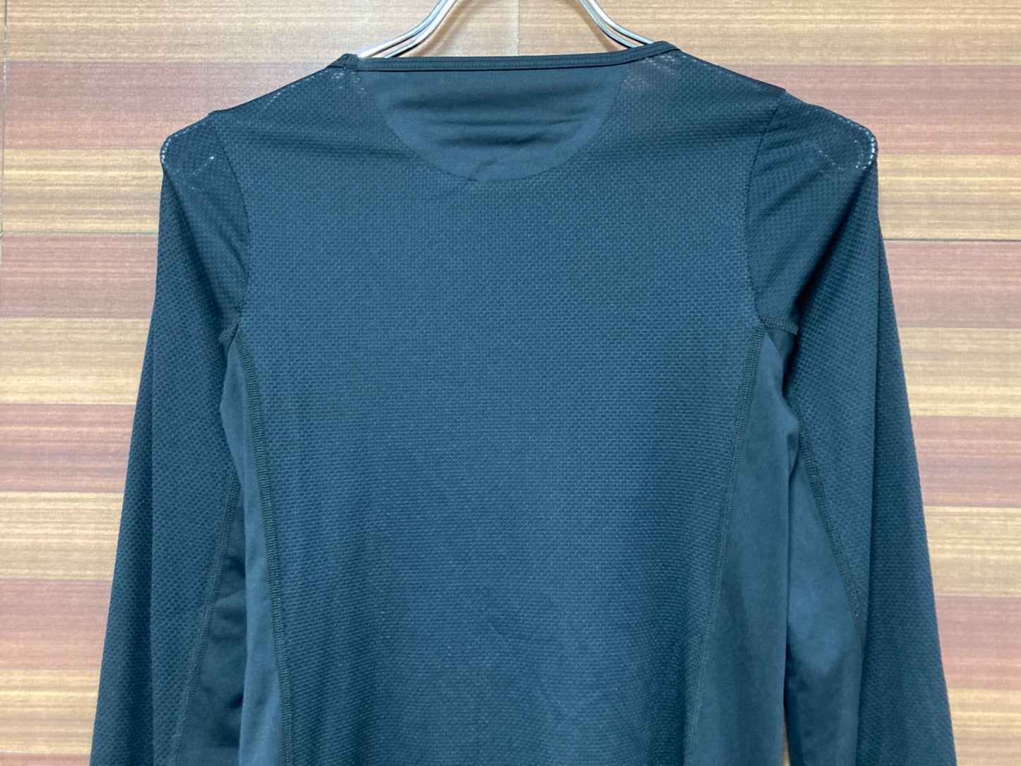 HW015 ラファ Rapha SOUPLESSE MESH BASE LAYER-LONG SLEEVE 黒 XS