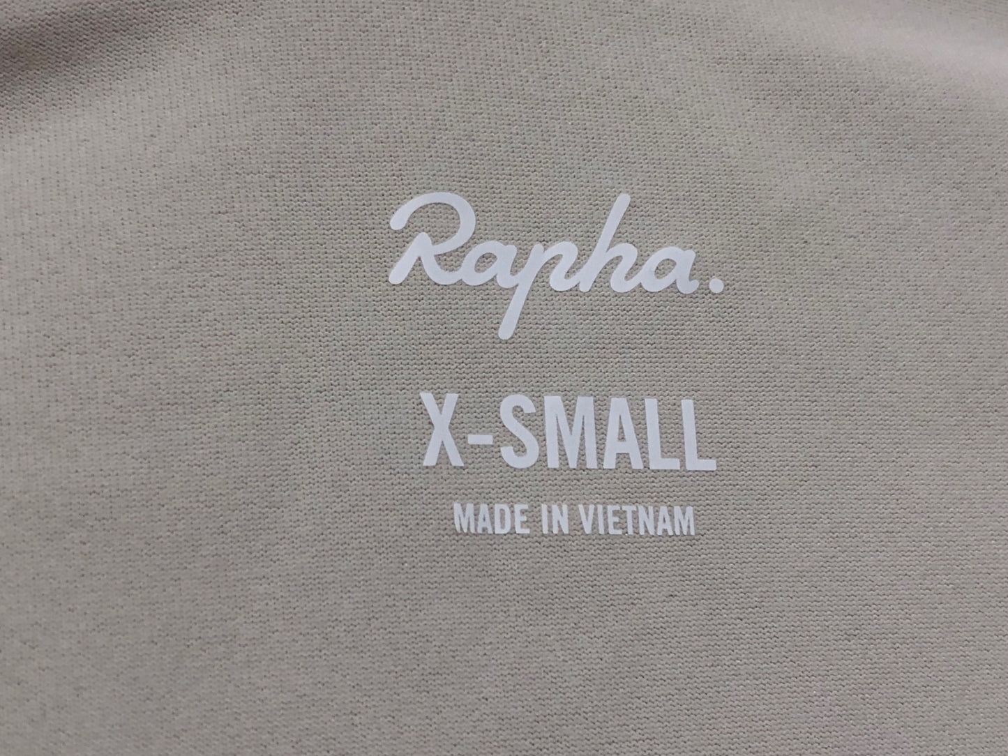 HW064 ラファ Rapha コアライトウェイトジャージ CORE LIGHTWEIGHT JERSEY クリーム色 XS ※シミあり