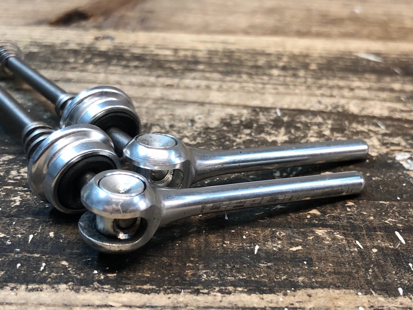 IF595 ライフライン LIFELINE チタン クイックリリース 前後セット 100mm 130mm シルバー