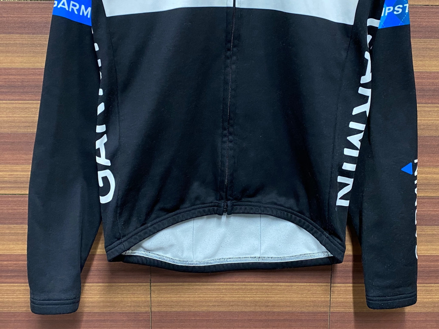 IR860 カステリ CASTELLI GARMIN サイクルジャケット ブラック ホワイト L 裏起毛