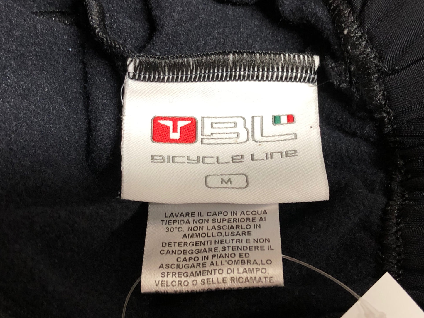 HT886 バイシクルライン Bicycle Line レーサータイツ 黒 M 裏起毛 ※パッドほつれ