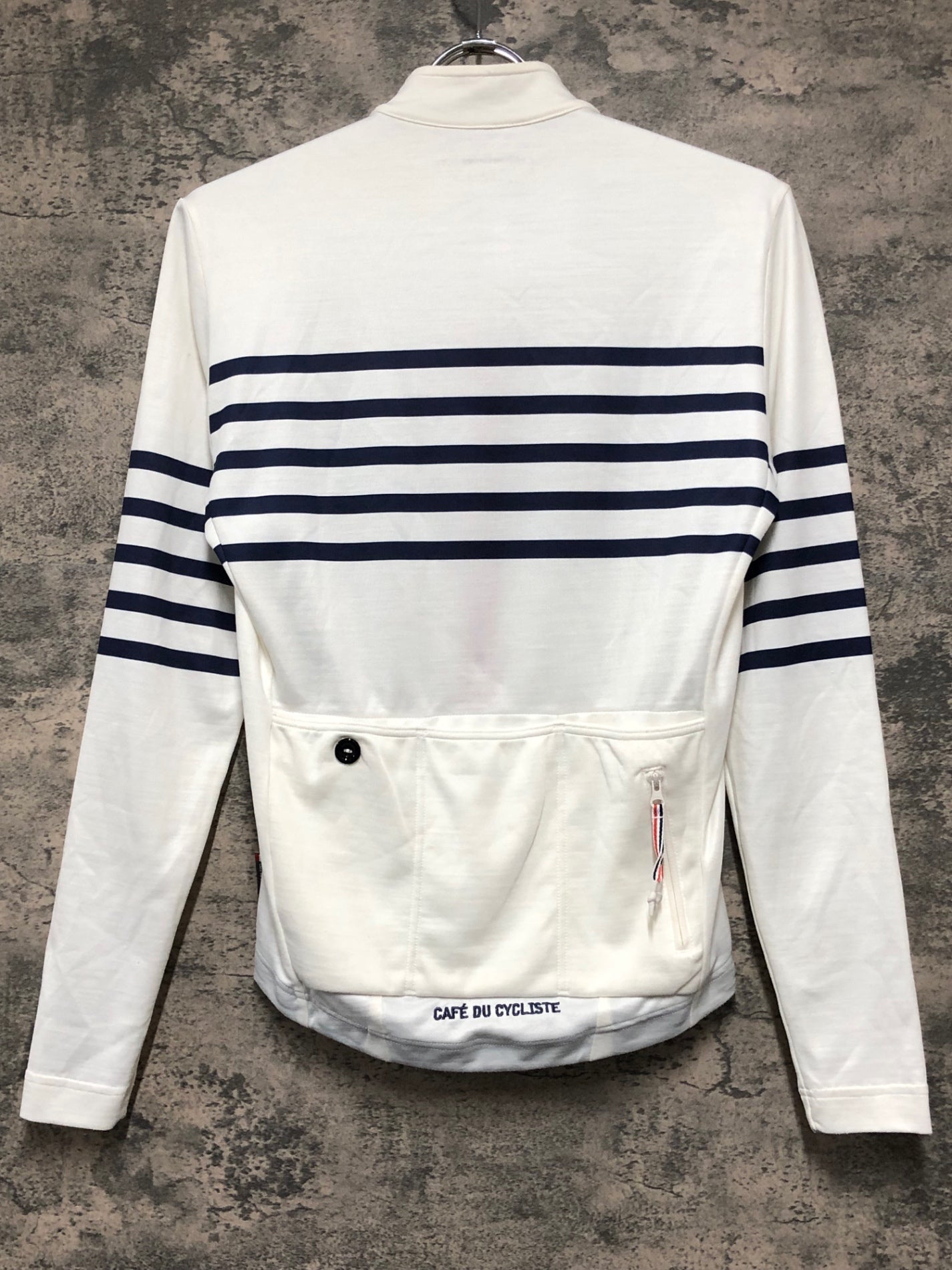 JD101 カフェドシクリステ CAFE DU CYCLISTE CLAUDETTE MEN 長袖 サイクルジャージ 白 XS