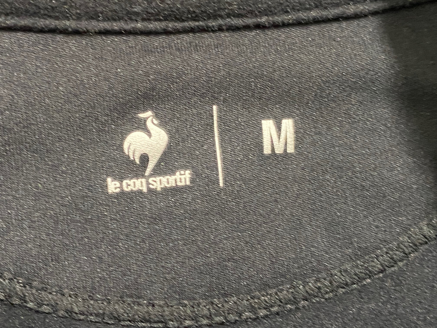 IZ924 ルコックスポルティフ le coq sportif 長袖 サイクルジャージ 黒 M 裏起毛