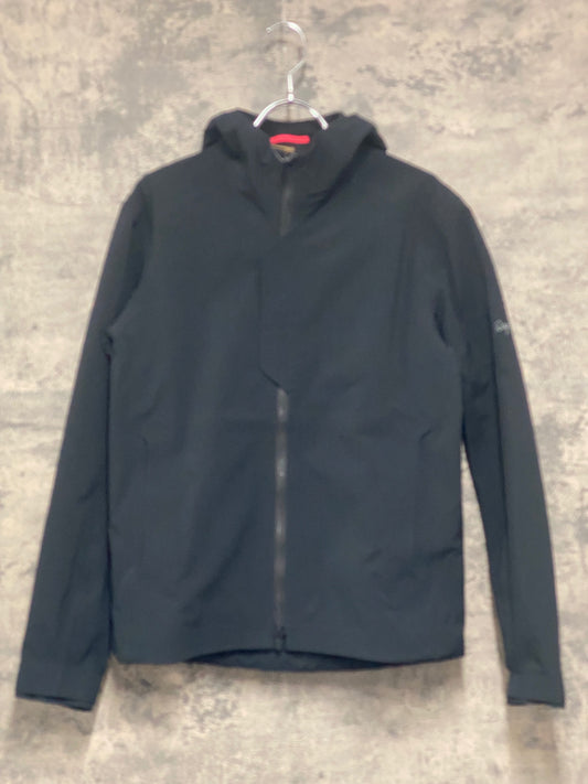 IV326 ラファ Rapha HOODED RAIN JACKET Ⅱ 長袖 サイクルジャケット 紺 XS