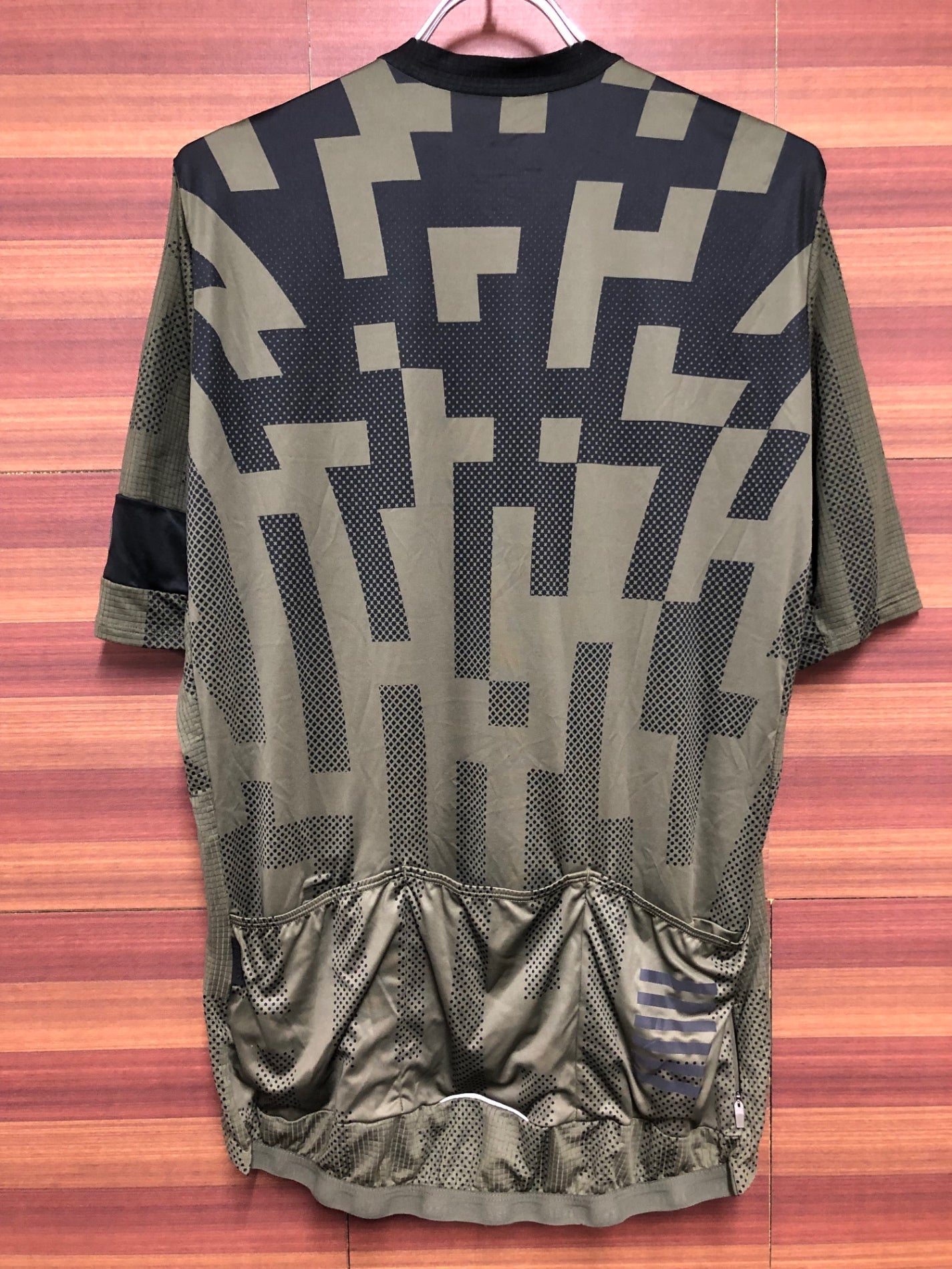 IL528 ラファ Rapha PRO TEAM FLYWEIGHT JERSEY AERO BLOCK カーキ XXL