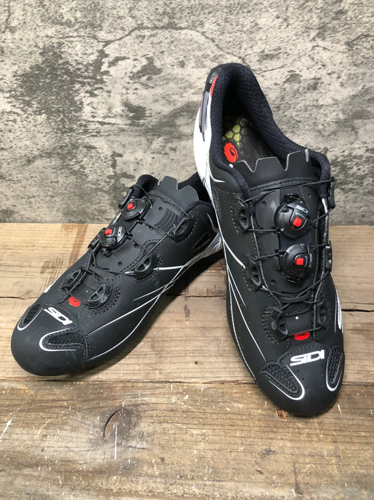 IP920 シディ SIDI SCARPE SHOT ビンディングシューズ 黒 白 EU41 SPD-SL