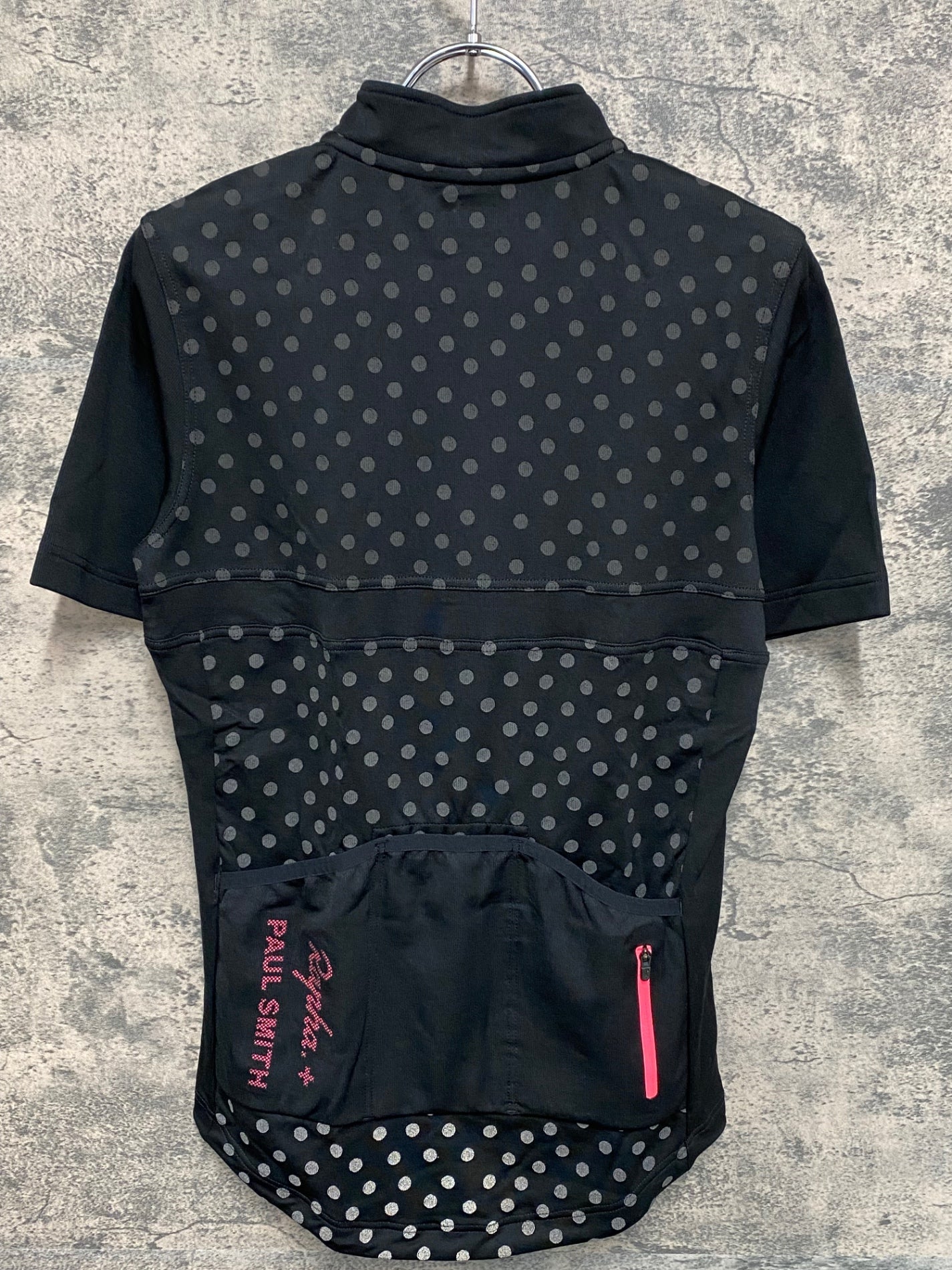 IY133 ラファ Rapha Paul Smith 半袖 サイクルジャージ S ブラック