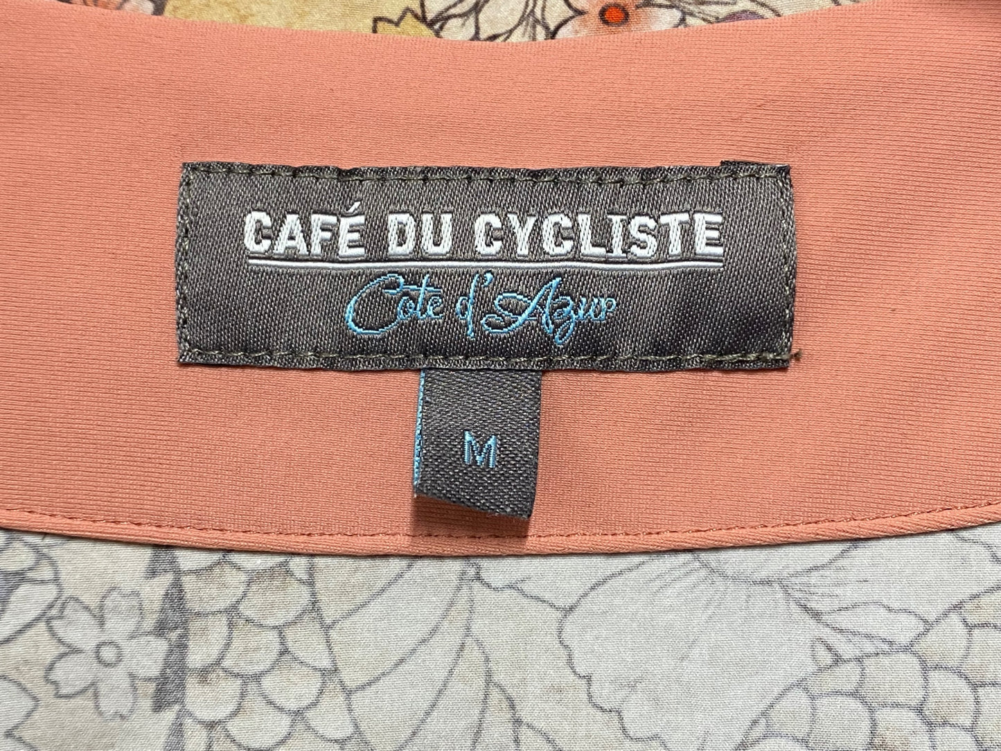 II483 カフェドシクリステ Cafe du Cycliste ロールリンヌ LAURELINE ショートスリーブグラベルシャツ 花柄 M