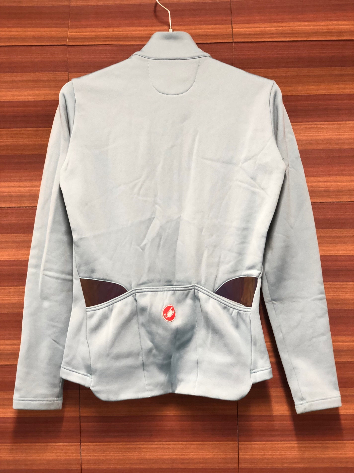 IR219 カステリ castelli 長袖サイクルジャージ 水色 XS