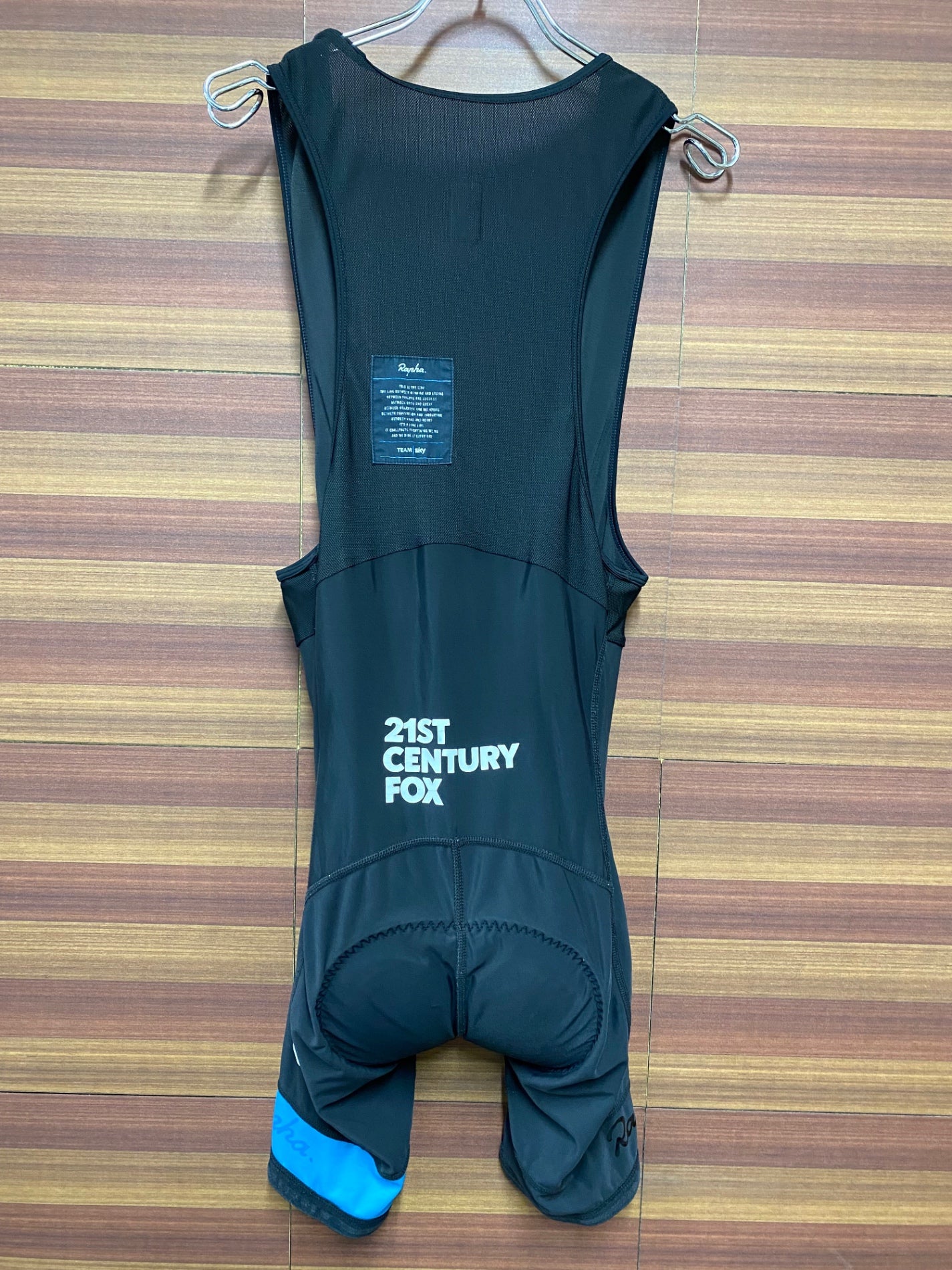 IJ283 ラファ RAPHA TEAM SKY REPLICA BIB SHORTS ビブショーツ 黒 M