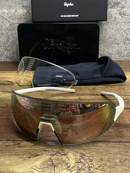 IO939 ラファ Rapha PRO TEAM FLYWEIGHT GLASSES サングラス アイウェア 白