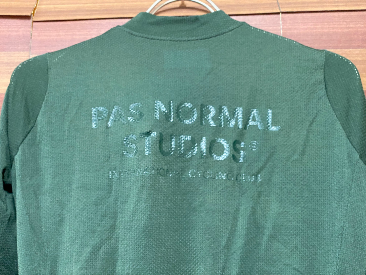 IV053 パスノーマルスタジオ PAS NORMAL STUDIOS Solitude Mesh Jersey 半袖サイクルジャージ 緑 S