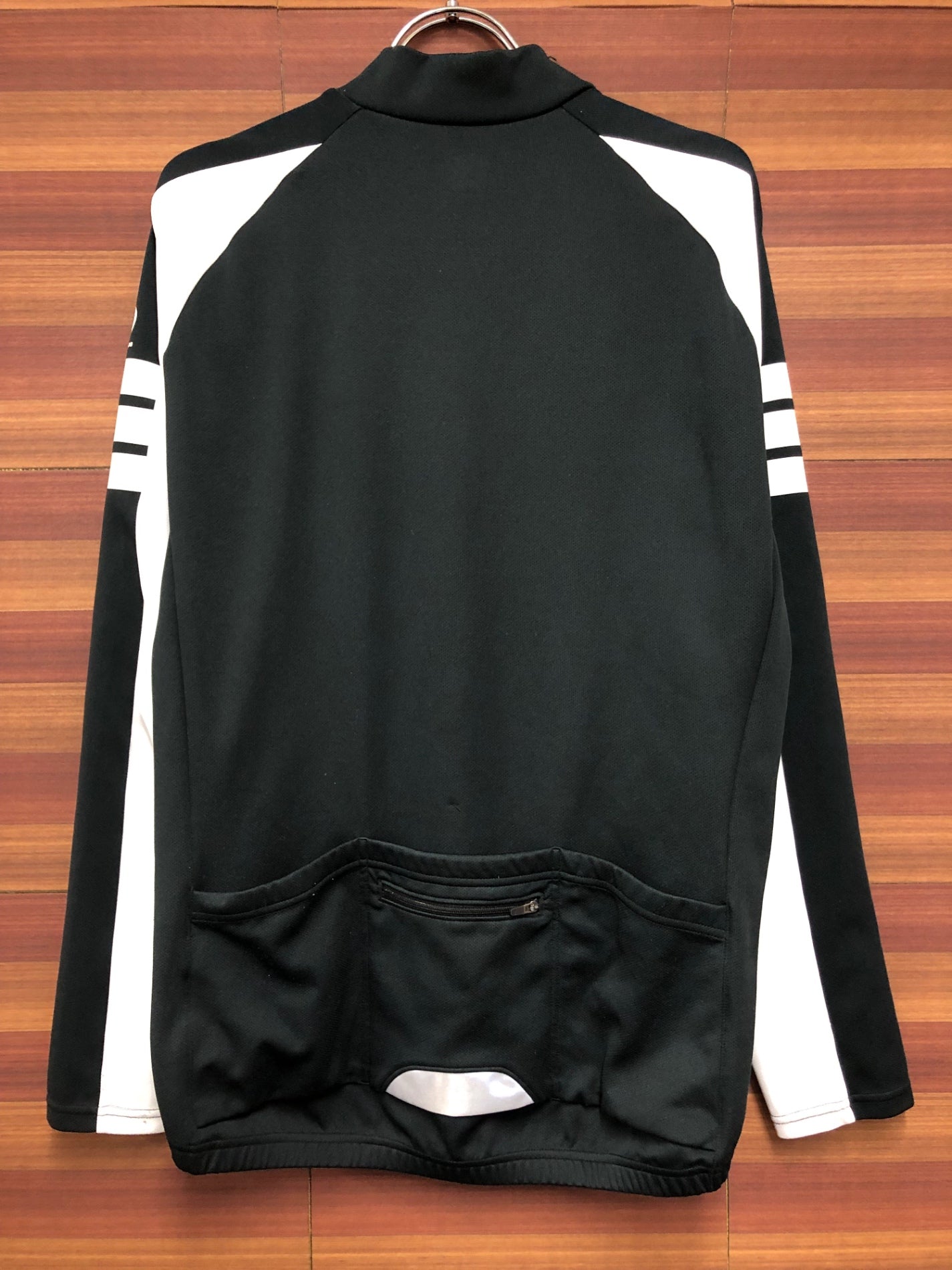 IO722 パールイズミ PEARL iZUMi 長袖 サイクルジャージ 黒 白 L