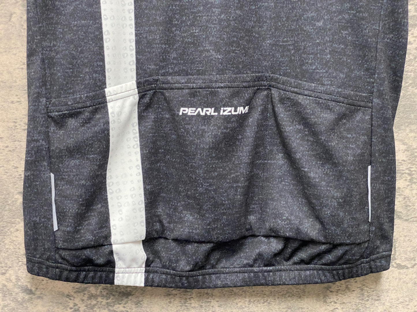 JB814 パールイズミ PEARL iZUMi 半袖サイクルジャージ 白黒 L