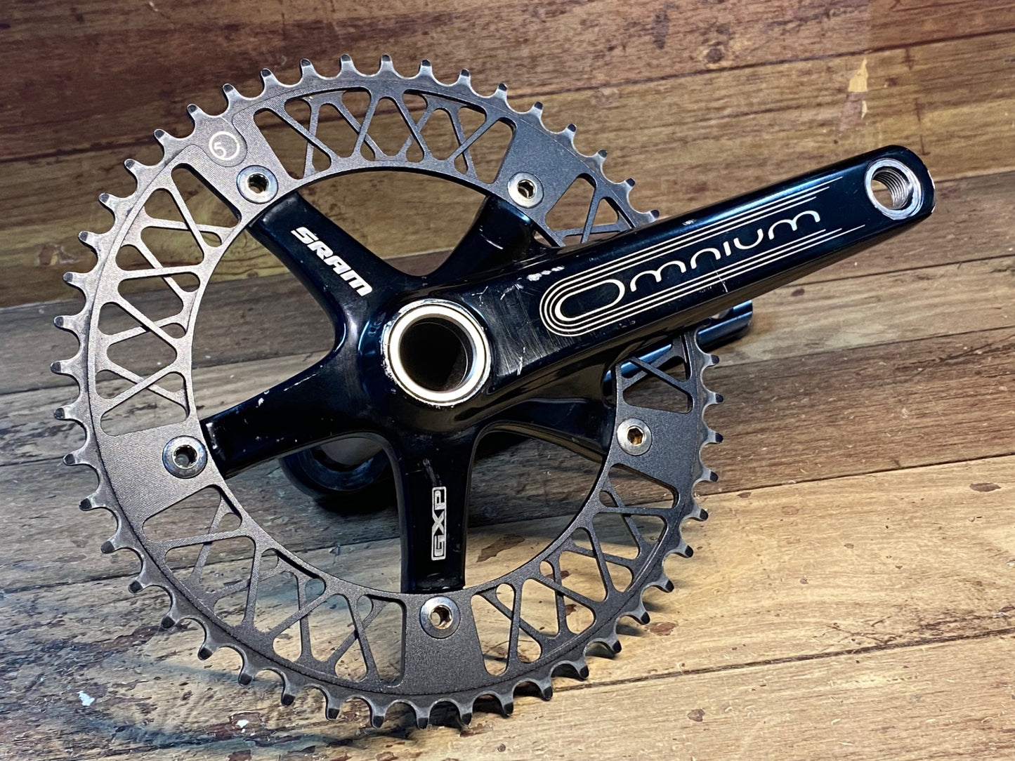 HY944 スラム SRAM オムニウム OMNIUM クランクセット 170mm FACTORY5 チェーンリング 49T 厚歯