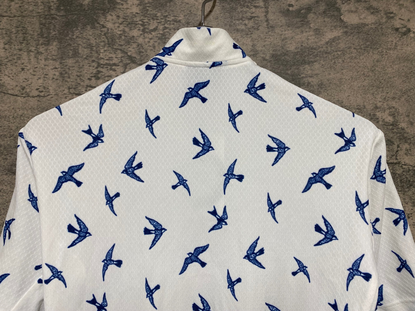 IS758 SEARCH AND STATE 半袖 サイクルジャージ 白 紺 XS