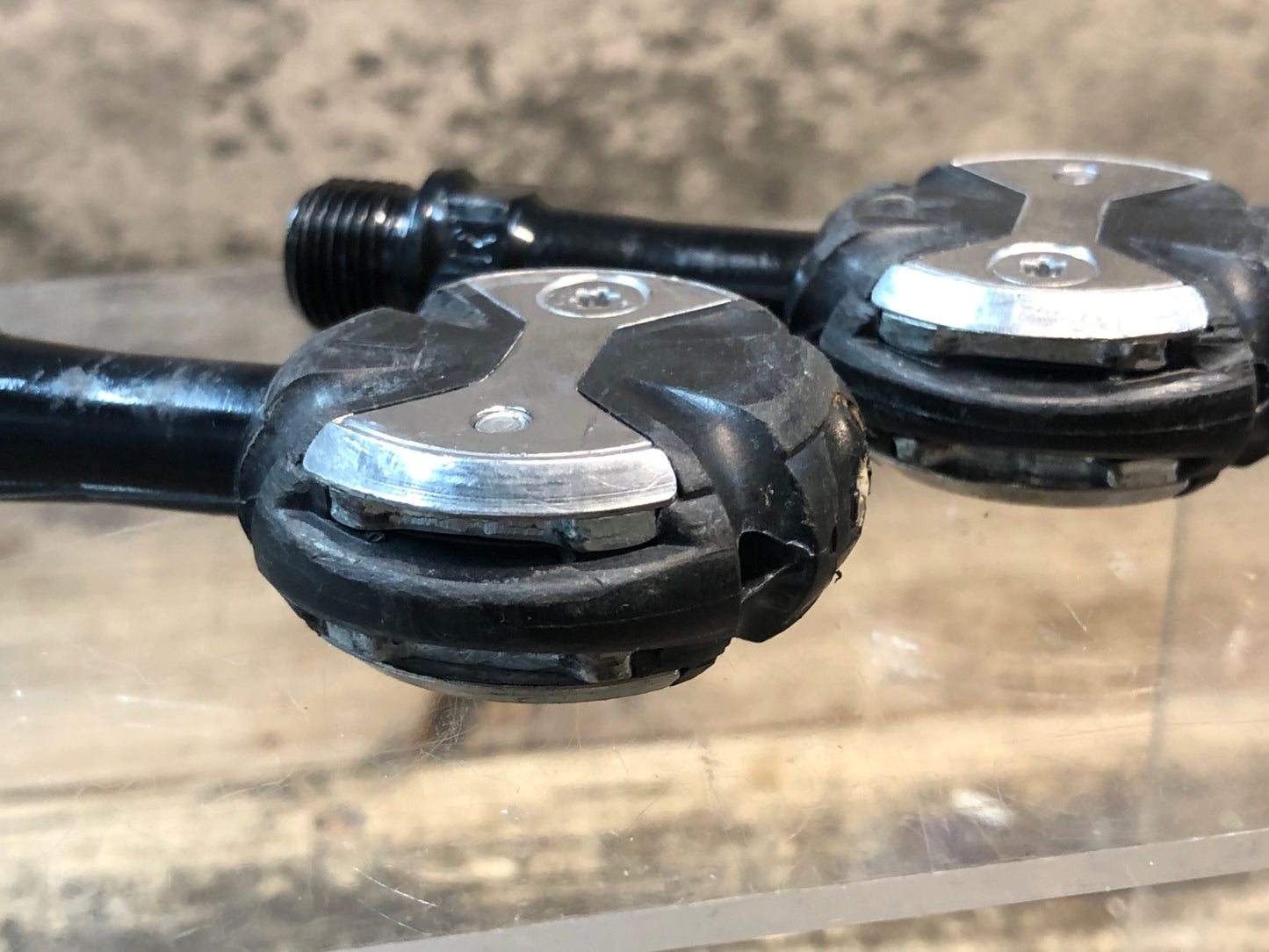 IC242 スピードプレイ SPEEDPLAY ZERO ビンディングペダル クロモリシャフト ※傷