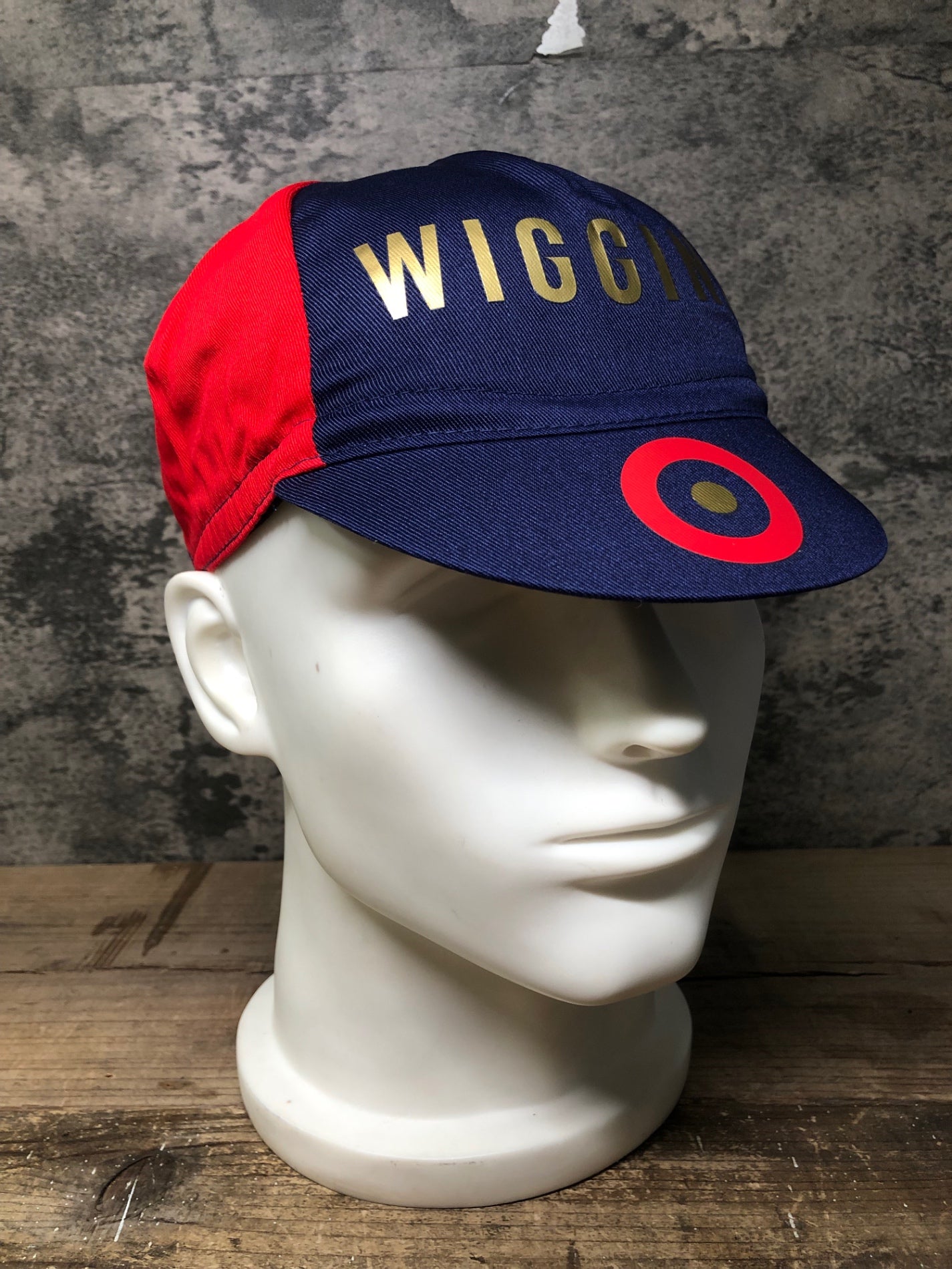 IW755 ラファ Rapha WIGGINS REPLICA CAP サイクルキャップ 赤 ネイビー ワンサイズ TEAM sky