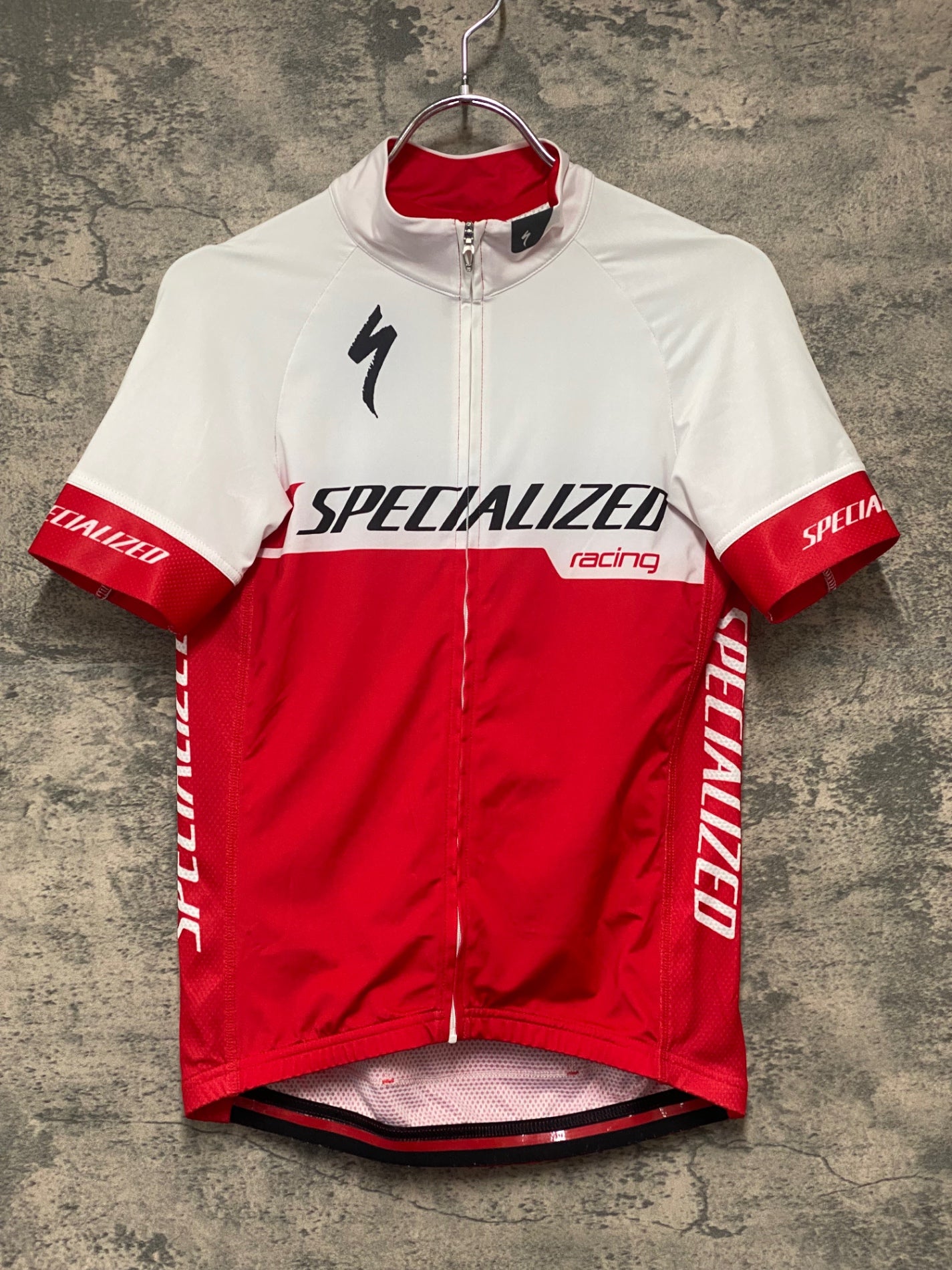 IZ304 スペシャライズド SPECIALIZED 半袖 サイクルジャージ S ホワイト レッド