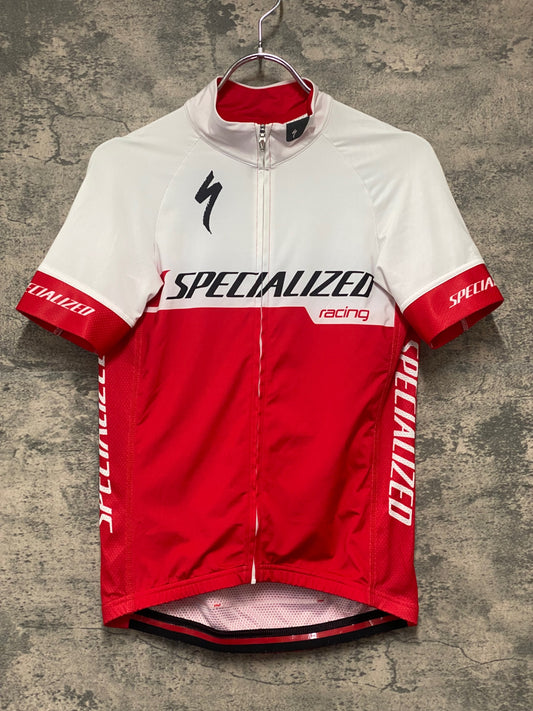 IZ304 スペシャライズド SPECIALIZED 半袖 サイクルジャージ S ホワイト レッド