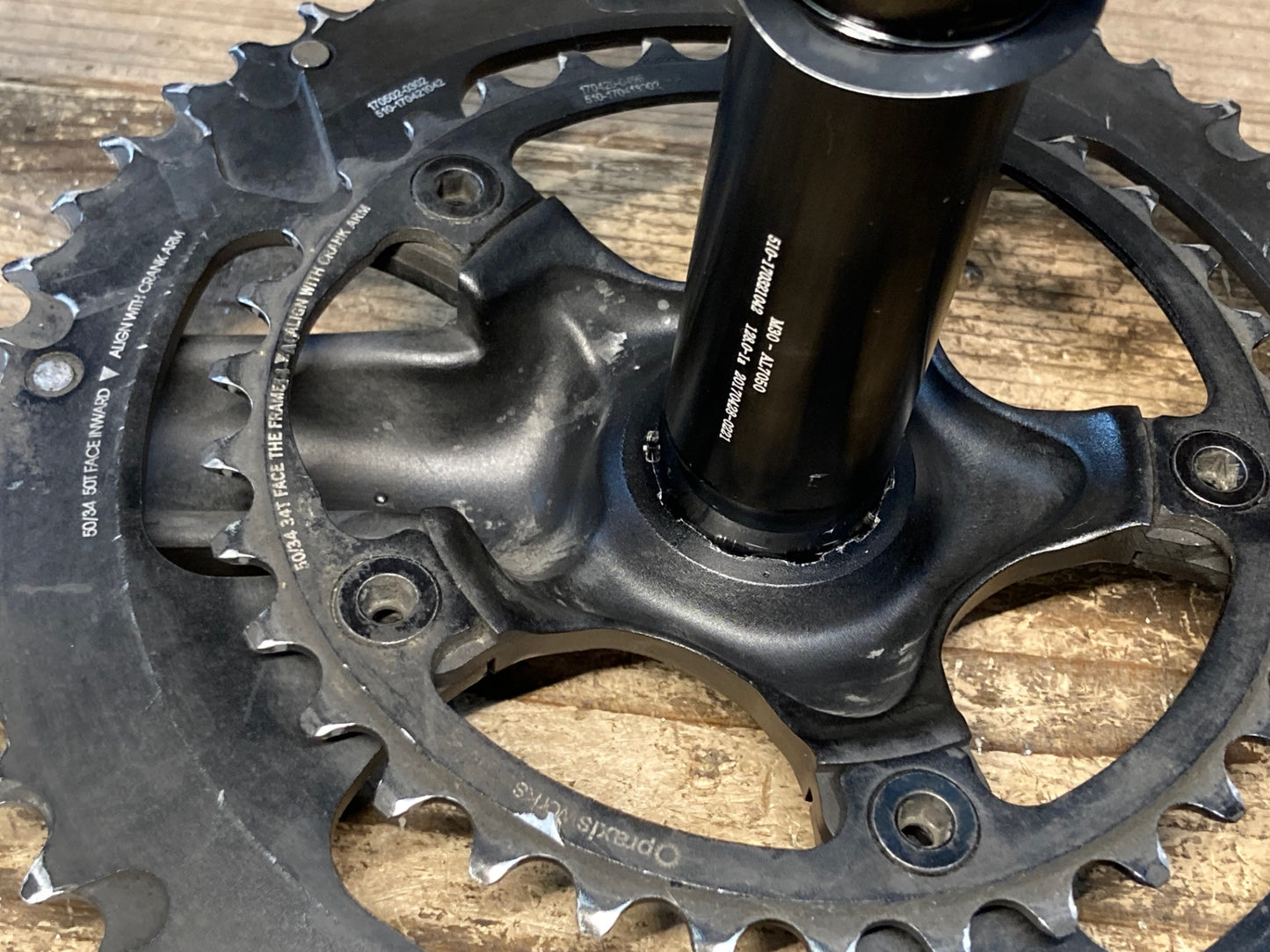 IU460 プラクシスワークス PRAXIS WORKS ALBA クランクセット 50/34T 172.5mm M30