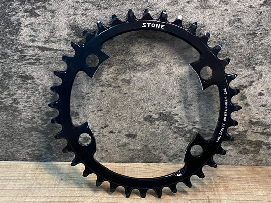 IP504 ストーン STONE チェーンリング 36T BCD110 ※削れ、加工跡ありのためジャンク