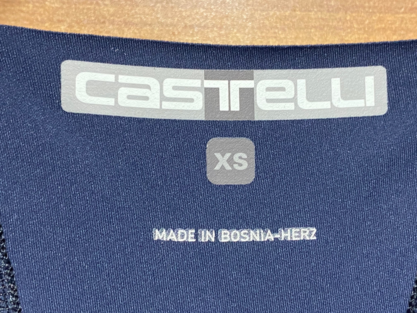 II081 カステリ CASTELLI ビブショーツ 紺 XS