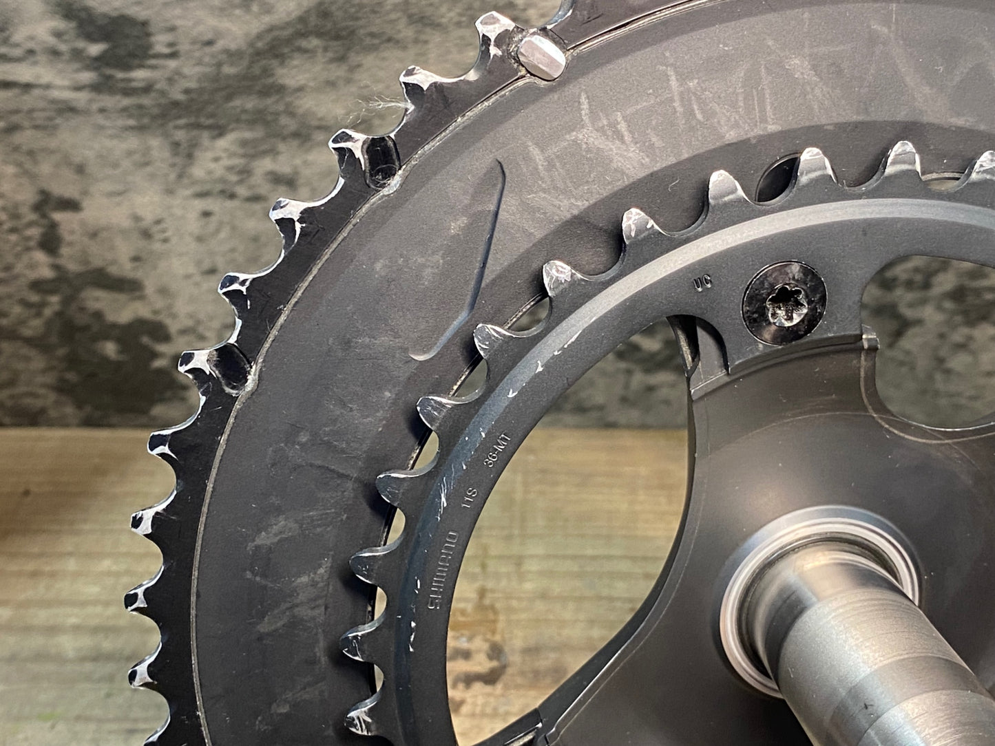 JB260 シマノ SHIMANO アルテグラ ULTEGRA FC-R8000 クランクセット 170mm 52/36T リコール対象外 刻印"UH"