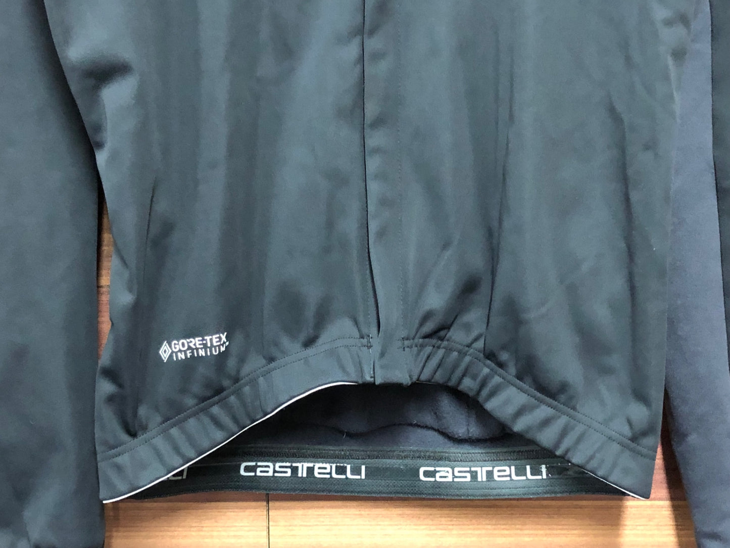 IM431 カステリ CASTELLI 長袖 サイクルジャケット 裏起毛 黒 M GORE TEX INFINIUM