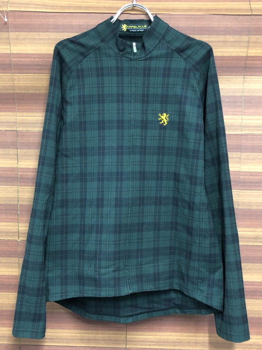 IR900 カペルミュール KAPELMUUR 長袖 カジュアル シャツ 緑 XL