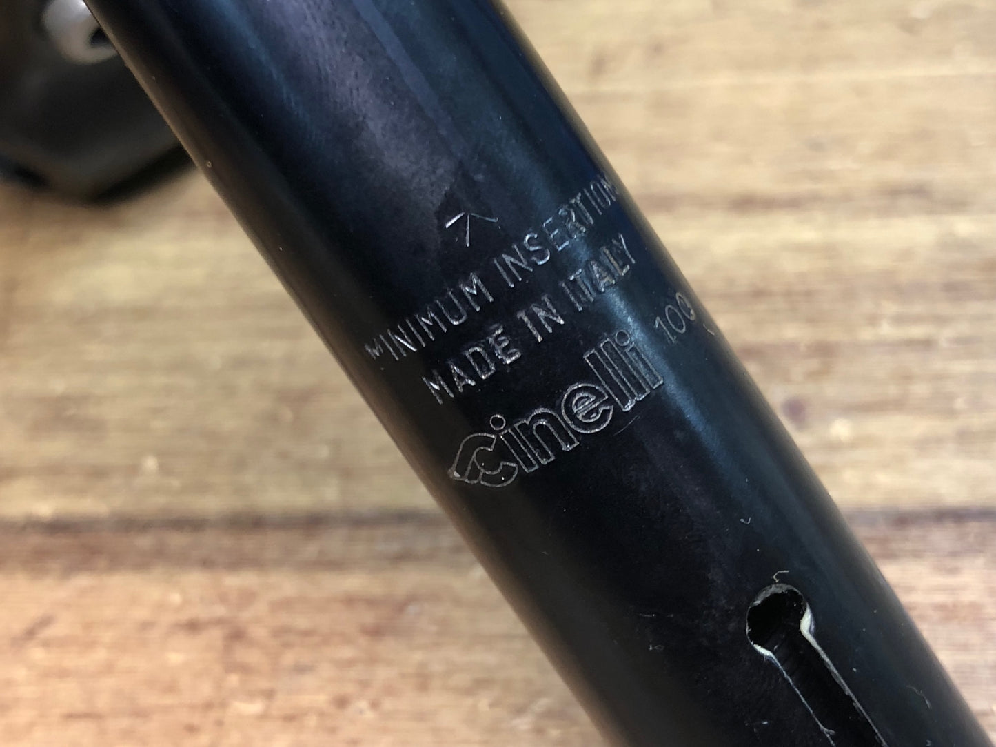 II611 チネリ CINELLI XA スレッドステム 100mm Φ26.0mm 黒