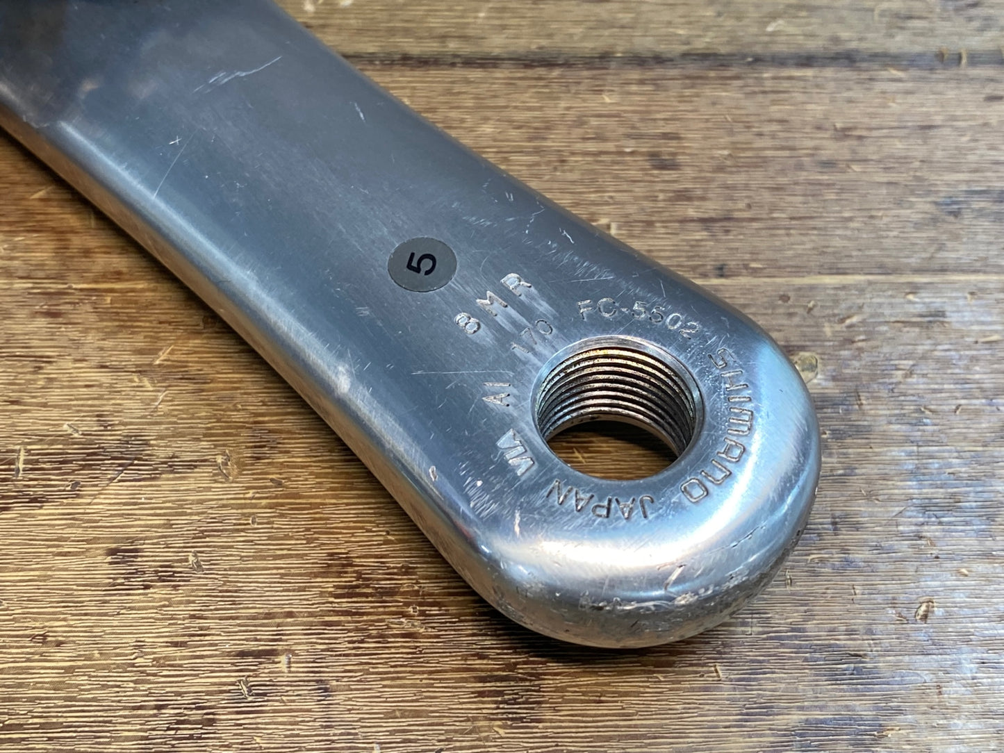 IX283 シマノ SHIMANO 105 FC-5502 HOLLOWTECH クランク 170mm 53/39T BB-5500 ボトムブラケット 109.5mm セット