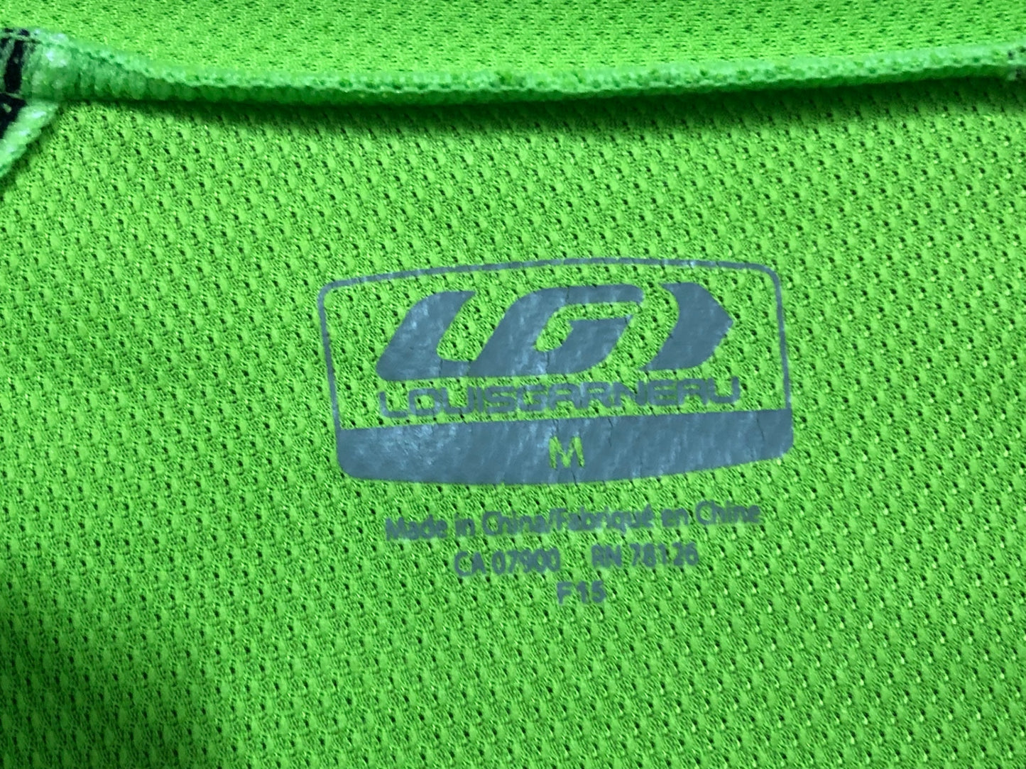 IW169 ルイガノ LOUISGARNEAU 半袖 サイクルジャージ 黄緑 M