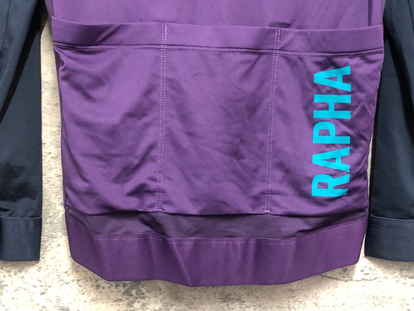 IX102 ラファ Rapha PRO TEAM LONG SLEEVE TRAINING JERSEY 紫 紺 S