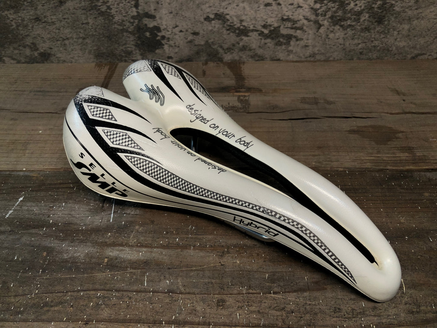 IN680 Selle SMP ハイブリッド Hybrid サドル 白 INOX TUBEレール