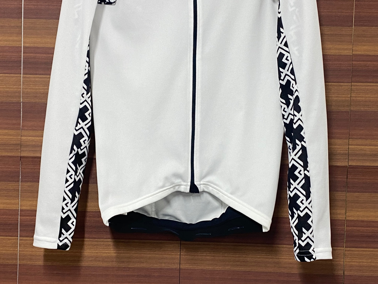 IL598 アソス Assos MILLE GT Summer Long Sleeve Jersey 長袖 サイクルジャージ 白黒 XS