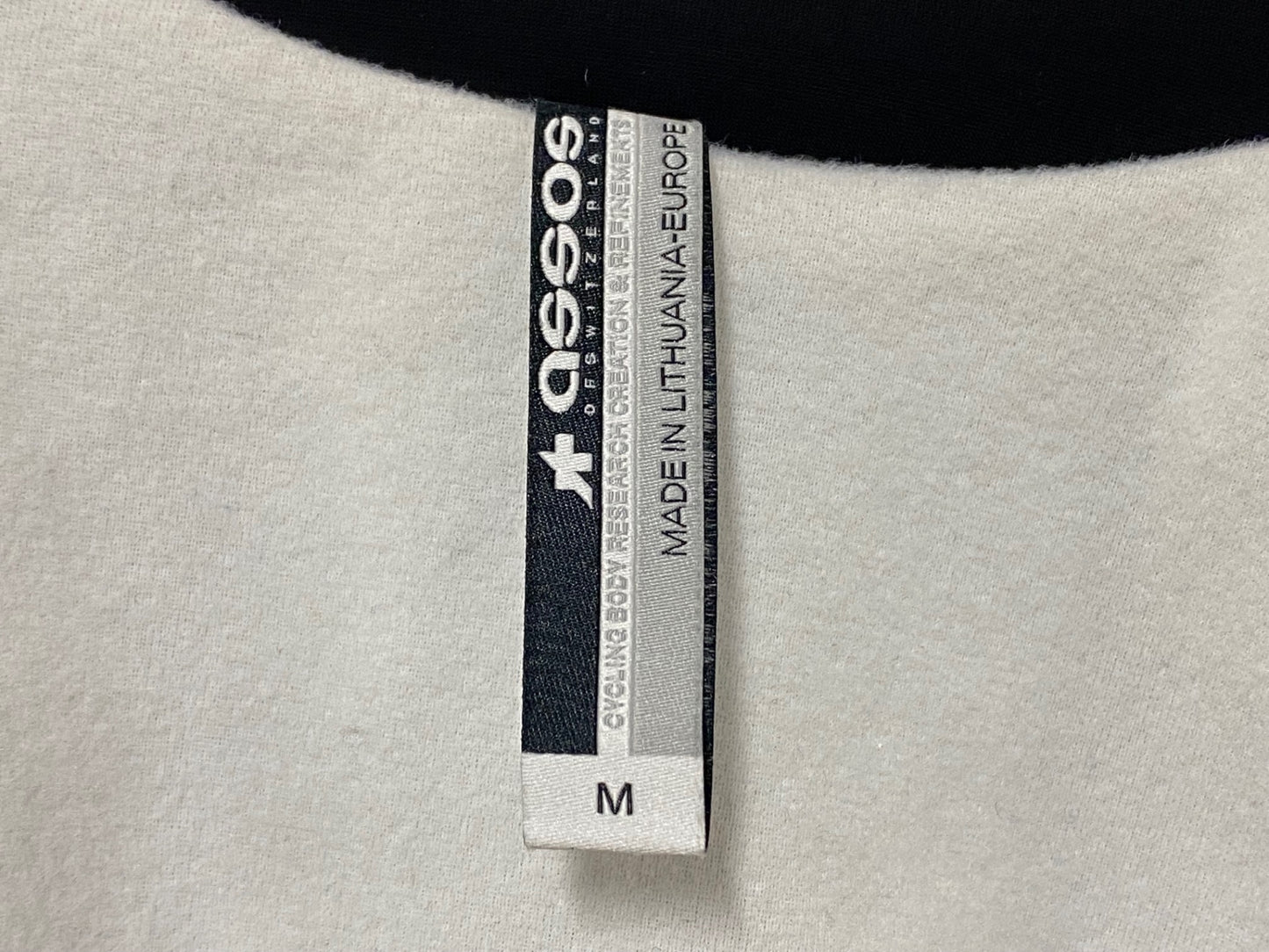 ID846 アソス Assos MILLE JACKET EVO7 長袖 サイクルジャケット 裏起毛 黒 M