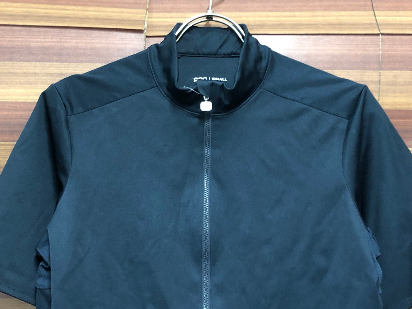 IV112 ポック POC 半袖サイクルジャージ 黒 S 防風