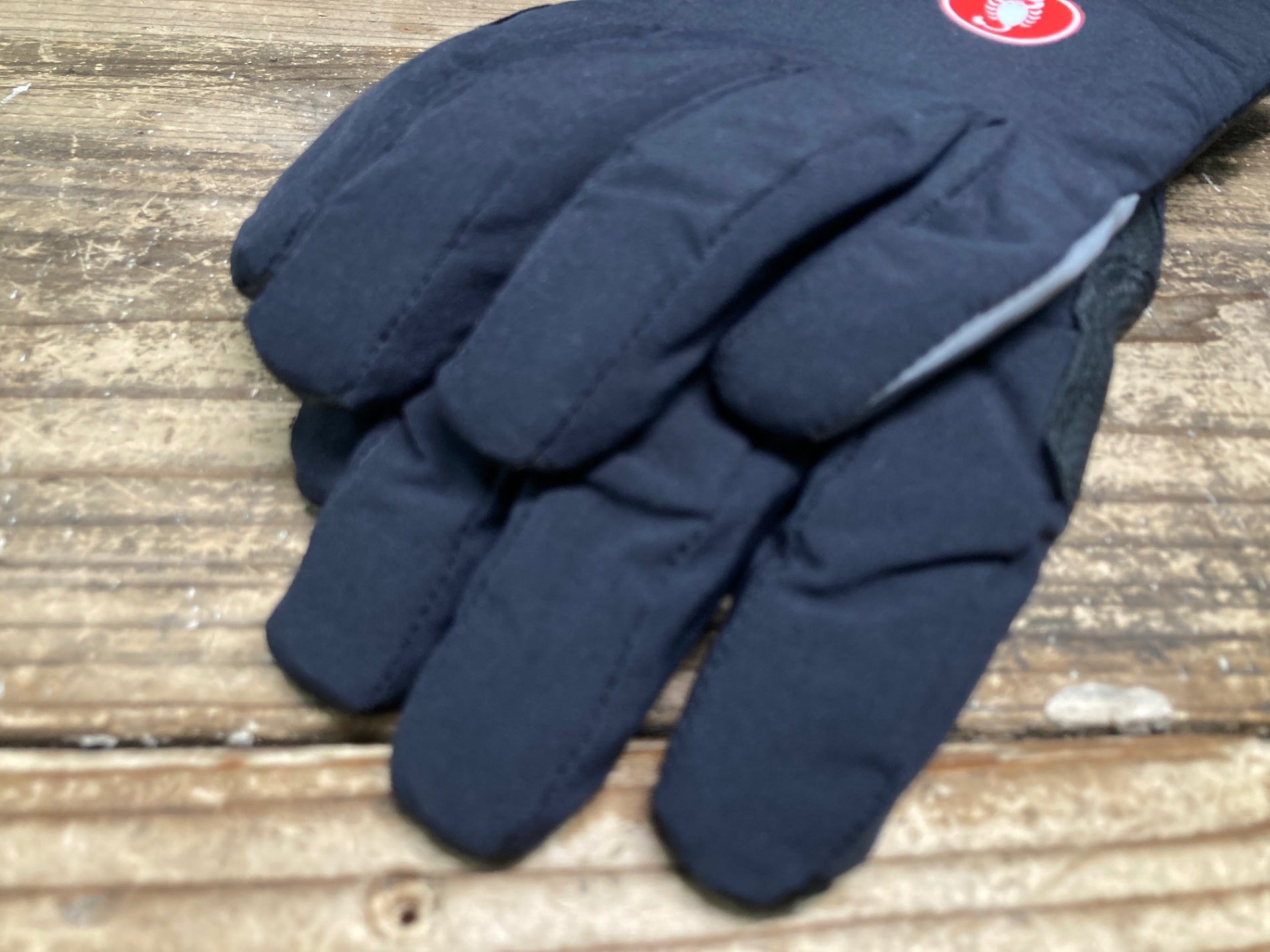 IQ826 カステリ CASTELLI ROSSO CORSA 長指 グローブ 黒 S 裏 IQ826 カステリ CASTELLI ROSSO CORSA 長指 グローブ 黒 S 裏