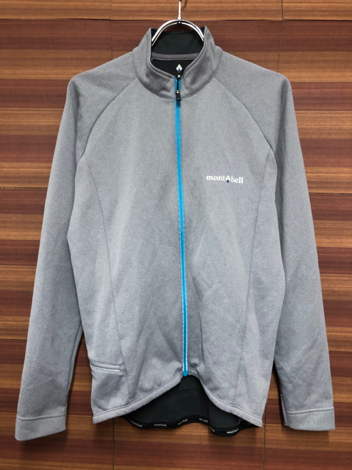 IP115 モンベル mont-bell 長袖 サイクルジャージ グレー M