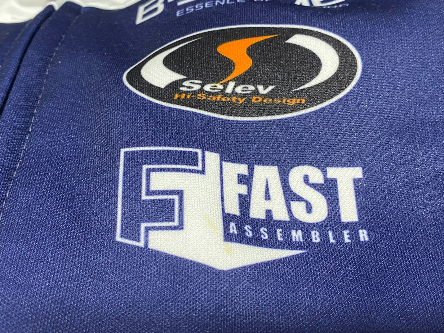 IZ358 ビエンメ BEMME 長袖 サイクルジャージ ネイビー L 裏起毛 DE ROSA