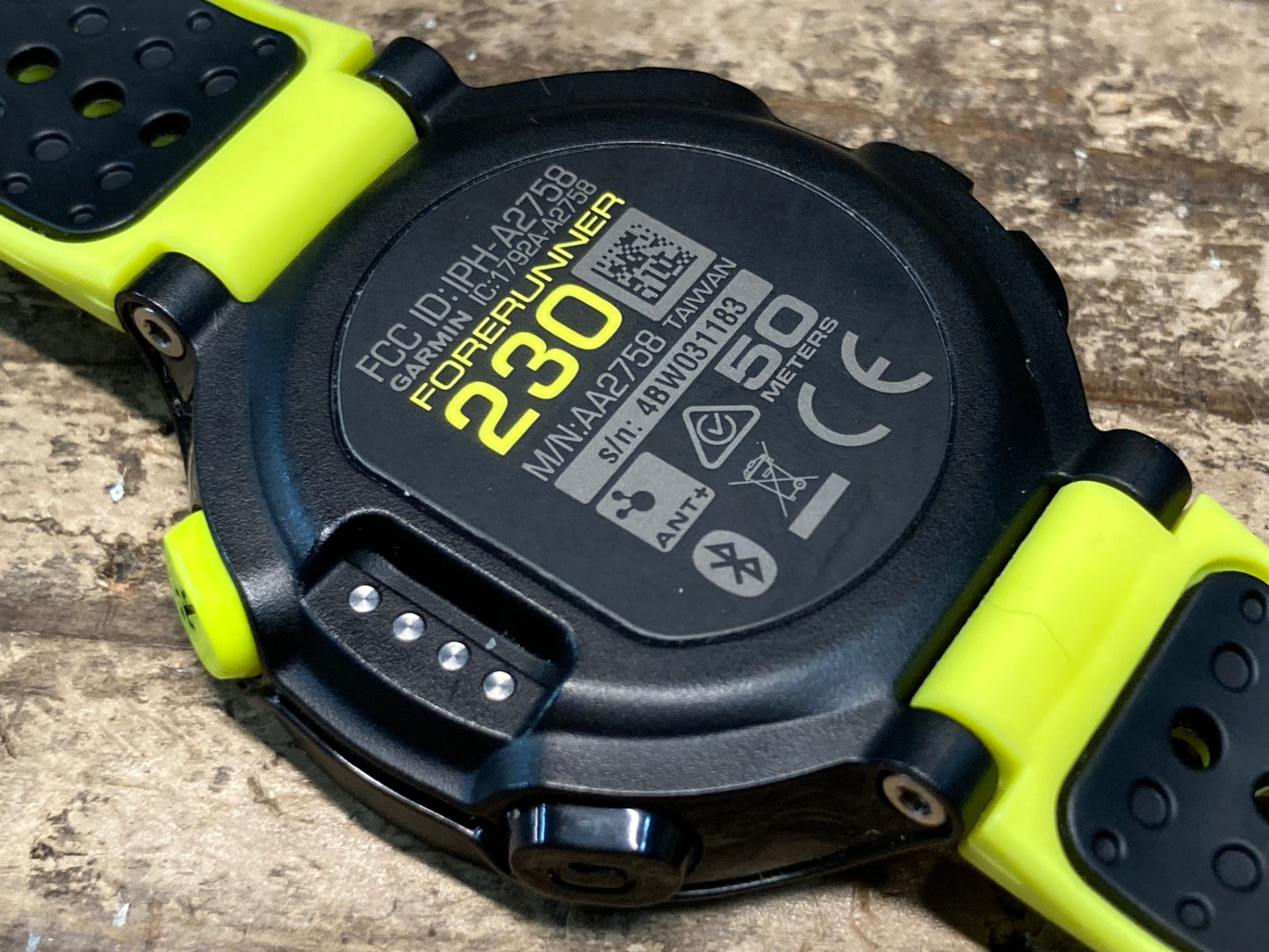 IM016 ガーミン GARMIN FORERUNNER230 スマートウォッチ 黄緑 ANT+ Bluetooth