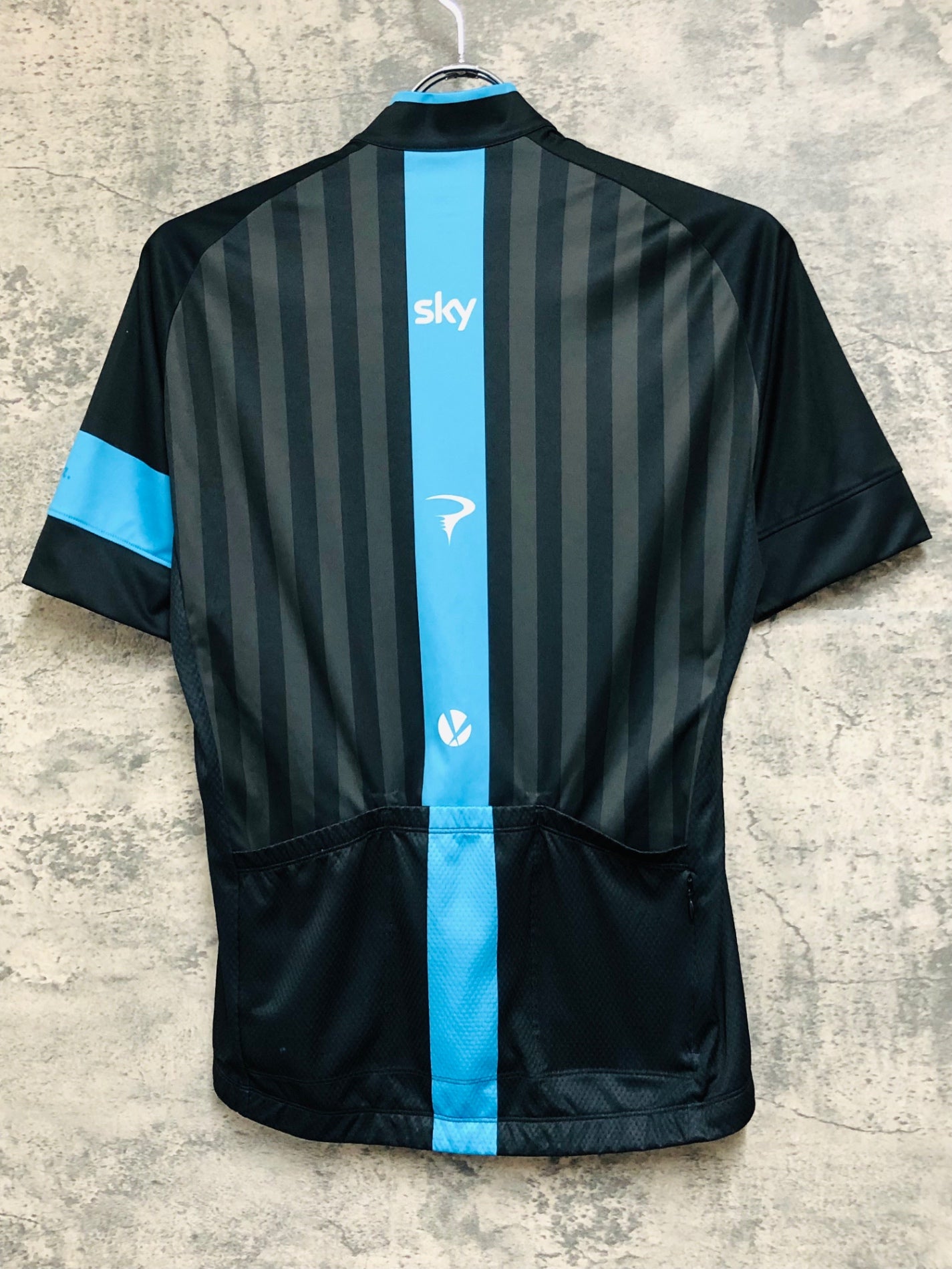 JC813 ラファ Rapha MEN'S REPLICA JERSEY 半袖 サイクルジャージ 黒 M TEAM sky