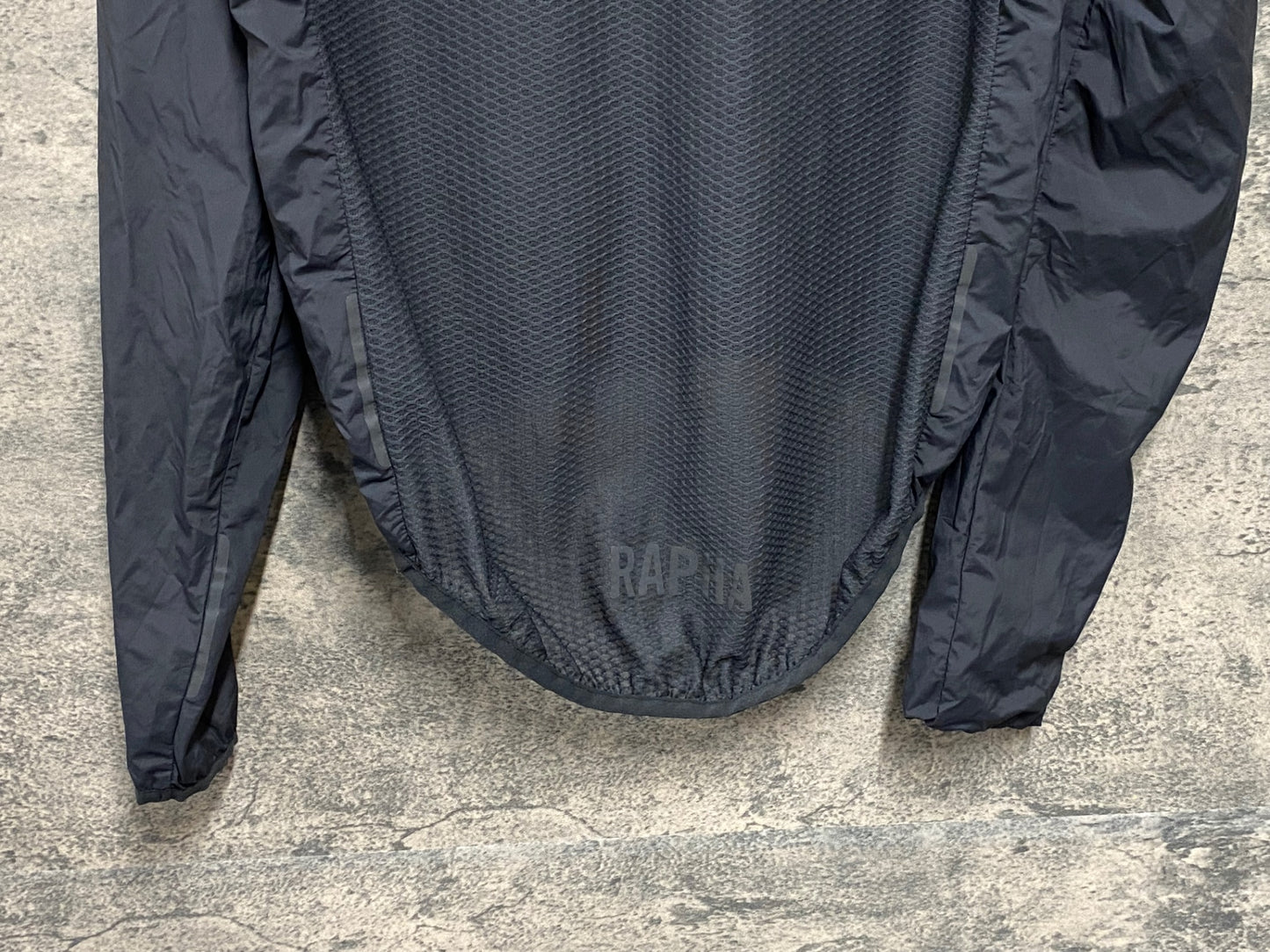 JC585 ラファ Rapha PRO TEAM LIGHTWEIGHT WIND JACKET 長袖 ウィンドブレーカー 紺 S