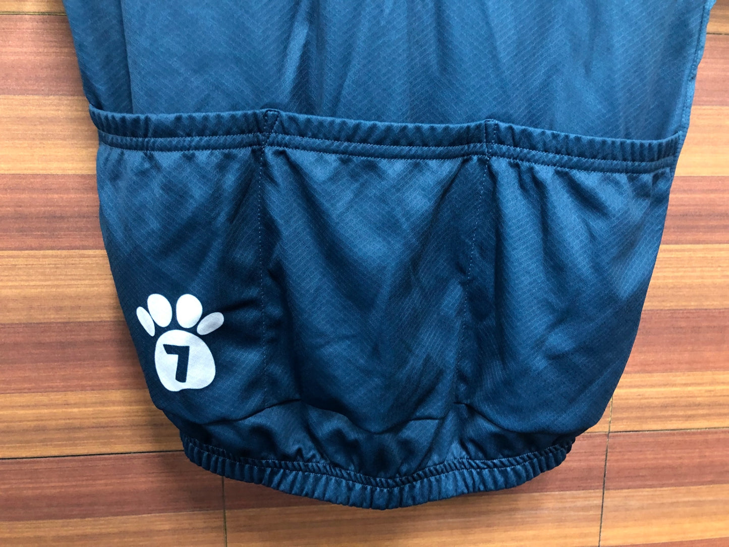 IQ481 ジェッセージ GSG 7ITA 半袖 サイクルジャージ 紺 猫 XL