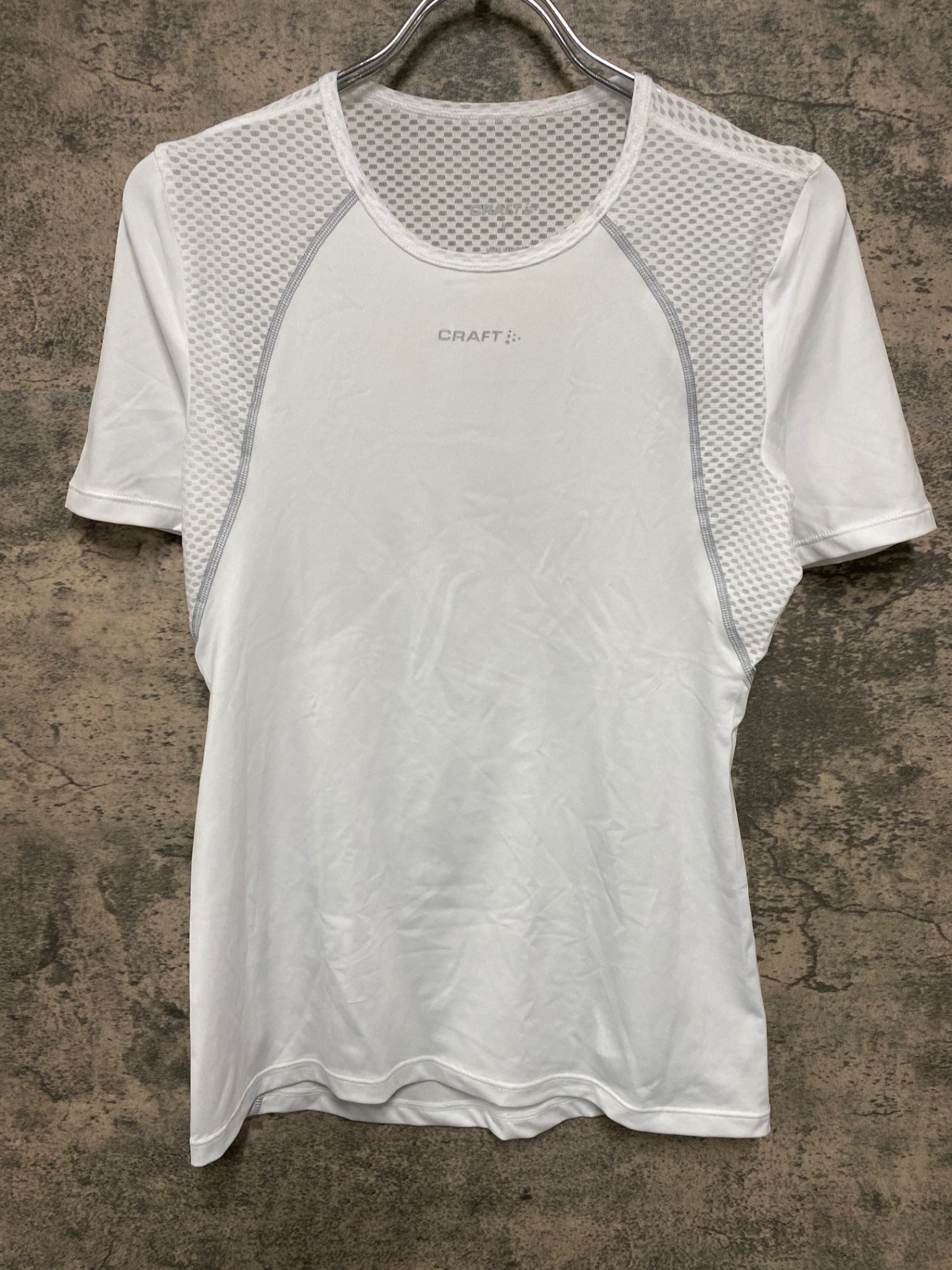 JB060 クラフト CRAFT 半袖 ベースレイヤー 白 S