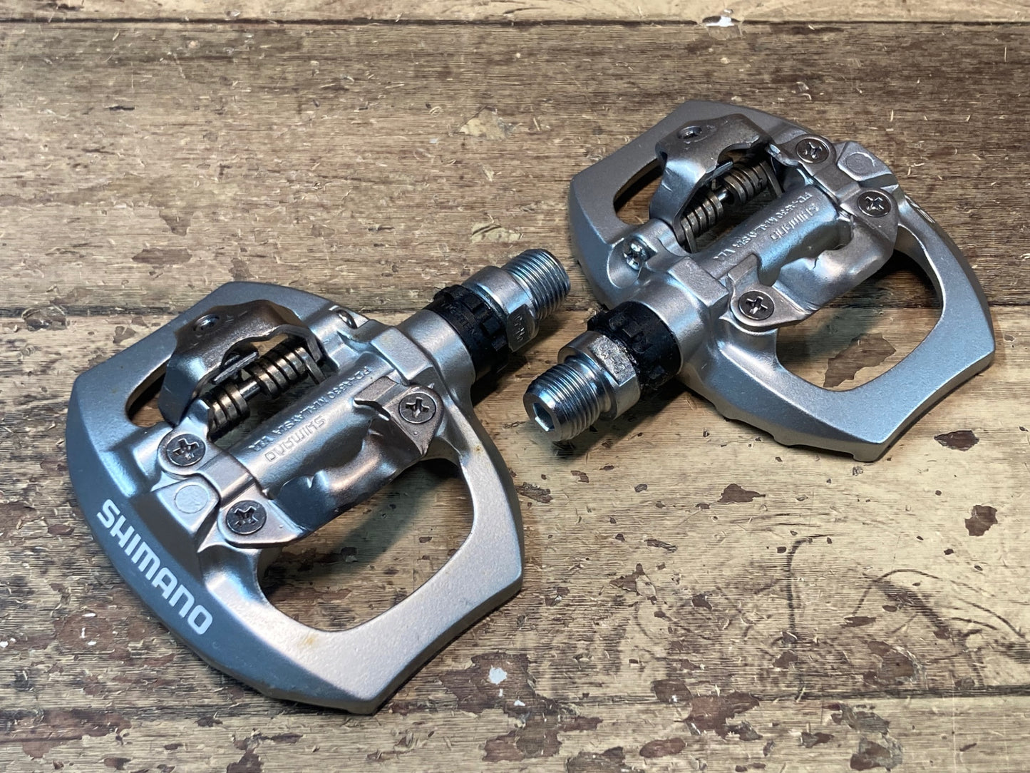 IK652 シマノ SHIMANO PD-A530 ビンディングペダル SPD シルバー